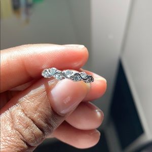 Diamond stacking ring